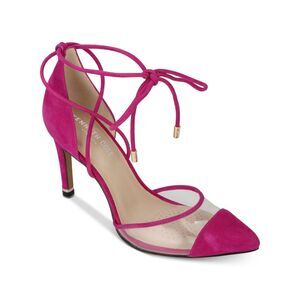 KENNETH COLE NEW YORK Womens Purple Vinyl Panels Riley 85 Stiletto Pumps 6